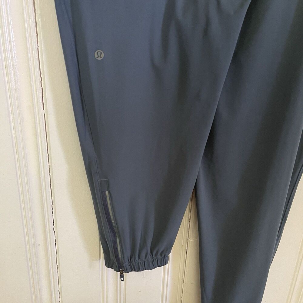Lululemon Pace Breaker Men Steel Blue Tapered Leg Ankle Zip Jogger Pants Sz XXL - Picture 6 of 7